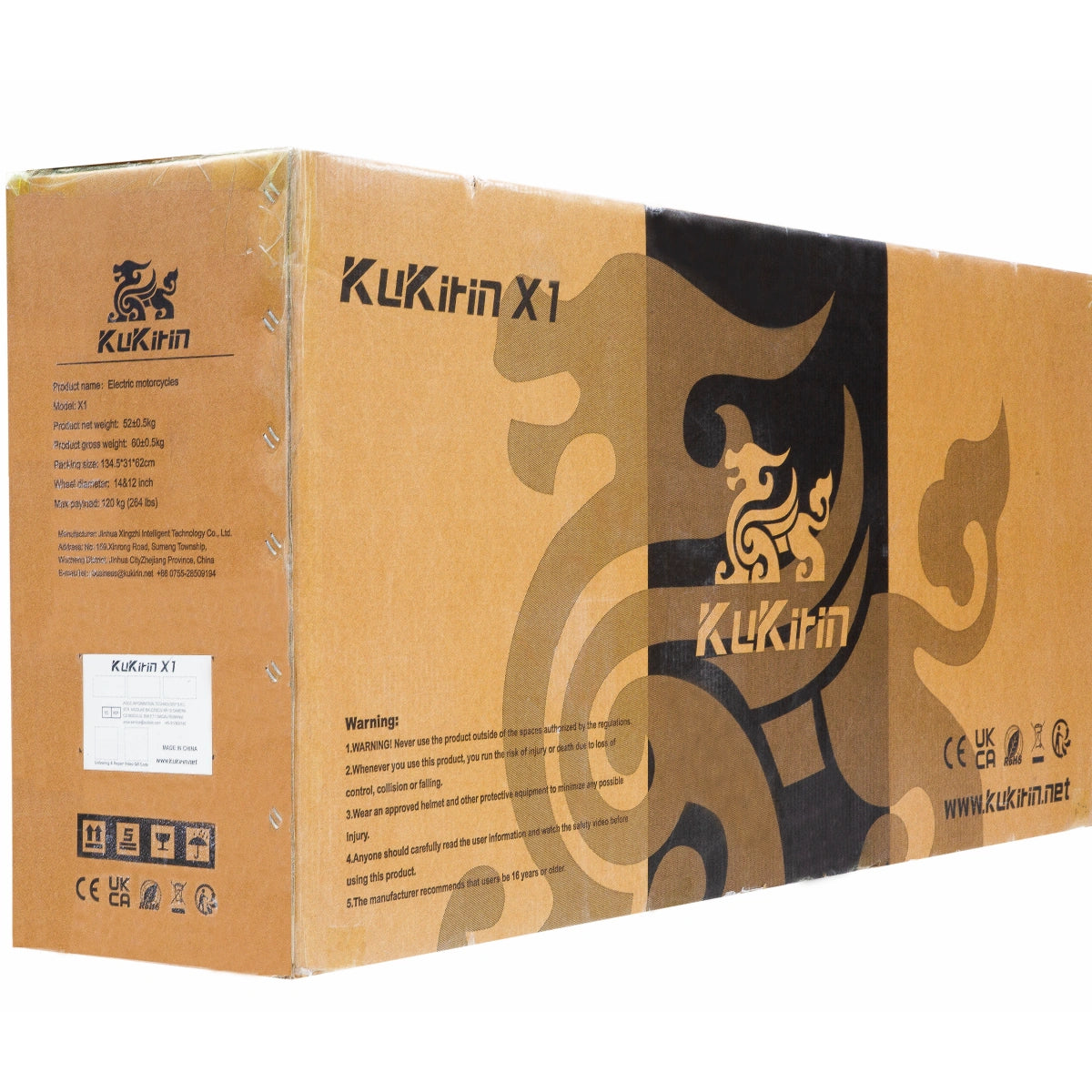 KuKirin X1 Electric Off-Road Motorcycle | 2000W Peak Power | 48V 20.8Ah Removable Battery | 50KM/H Max Speed | 12/14-inch Off-road Tires