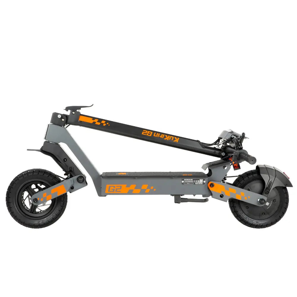 2026 New Kukirin G2 foldable electric scooter folded side profile
