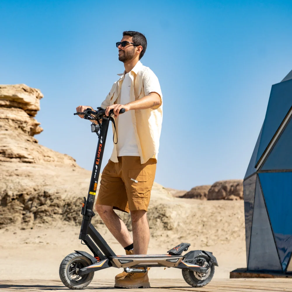 Explore KuKirin single motor RWD electric scooters for EU riders: rear-wheel drive design for smooth urban commuting. Featuring long battery life & durable build – ideal for European cities.