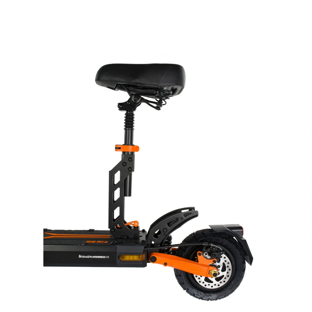 Adjustable spring shock-absorbing seat accessory for KuKirin G2 Pro foldable electric scooter, long distance comfortable commuting design