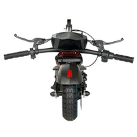 2026 New Kukirin G2 electric scooter folded rear view with taillight and rear wheel